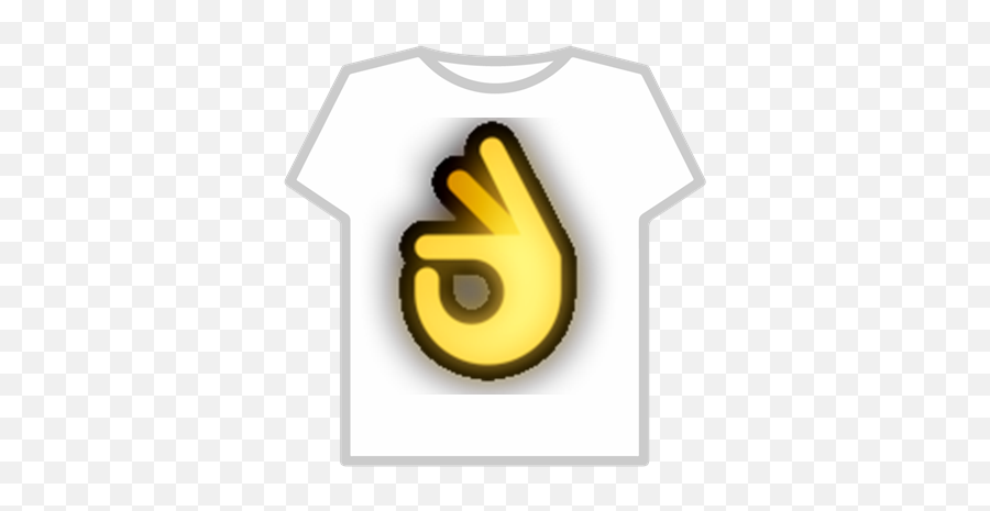 Roblox T Shirt Emoji Png Okay Hand