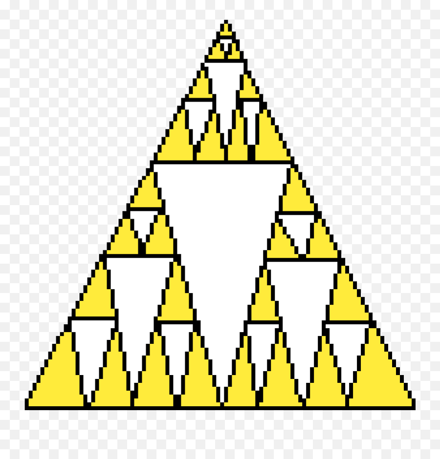 Pixilart - A Triforce Made Out Of Triforces Made Out Of First Order Stormtrooper Png,Triforce Transparent