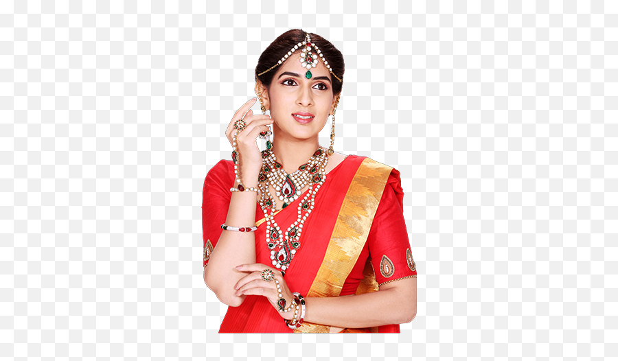 Download Udvaha Bridal Set Collections With Free Bangles - Women With Jewellery Png,Women Png