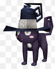 Wii - Soul Eater Monotone Princess Blair Cat Form The png
