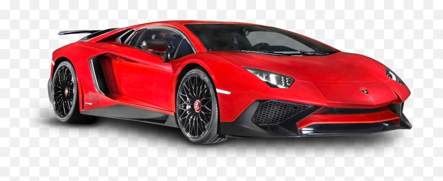Red Lamborghini Aventador Luxury Car - Lamborghini Fastest Car Png,Exotic Car Png
