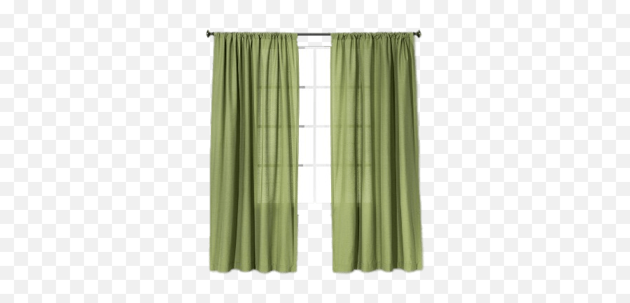 Green Curtains Transparent Png - Window Valance,Curtains Png