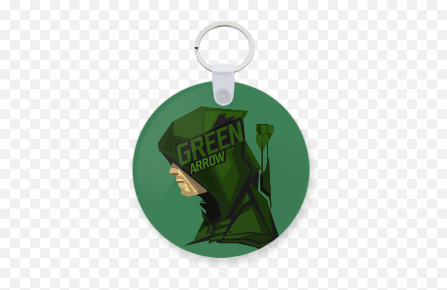 Green Arrow Printed Keychain - Pop Art Green Arrow Full Green Arrow Pop Art Png,Green Arrow Png