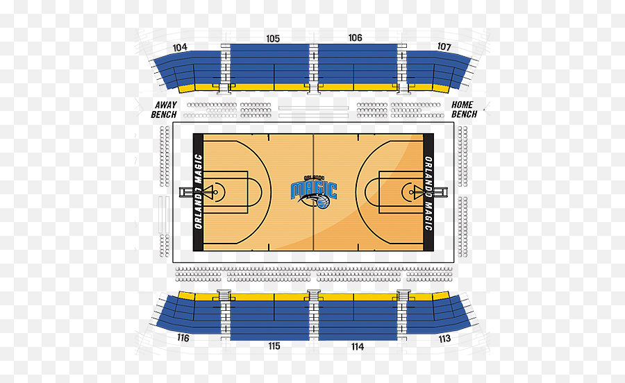 Courtside U0026 Ultimate Seating Amway Center - Petín Park Png,Orlando Magic Png