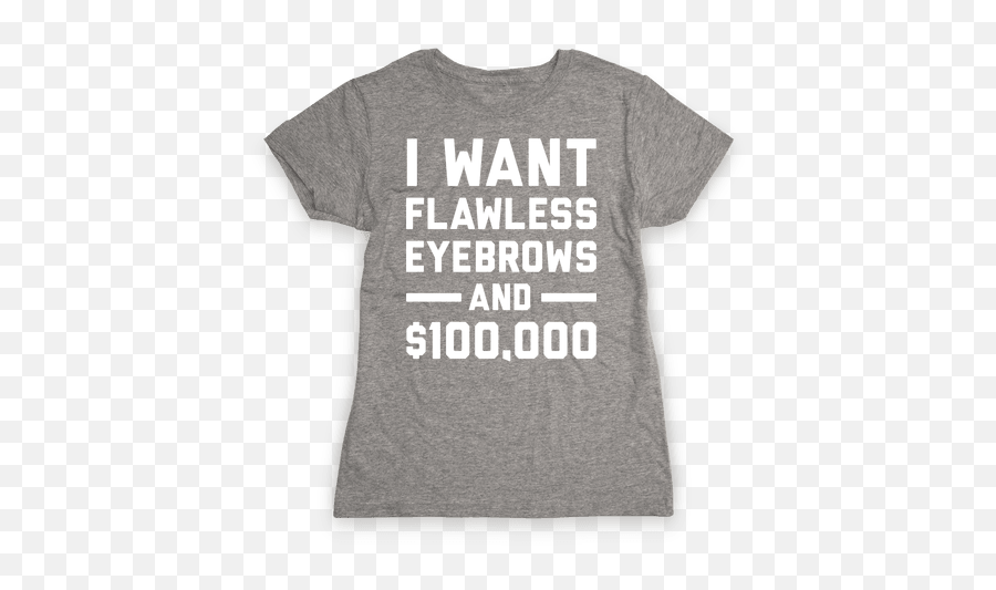 Flawless Eyebrows T - Shirt Lookhuman Hollywood Sign Png,Eyebrows Png