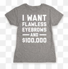 Flawless Eyebrows T - Shirt LookHUMAN Hollywood Sign png