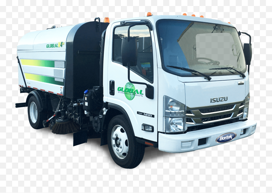 Download Global V4 Vacuum Air Street Sweeper - 2016 Isuzu Isuzu Plumbing Truck Png,Box Truck Png