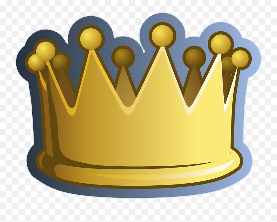 Gold Crown Christian With A Kings Icon Transparent - Clipart Crown Png,Kings Crown Png