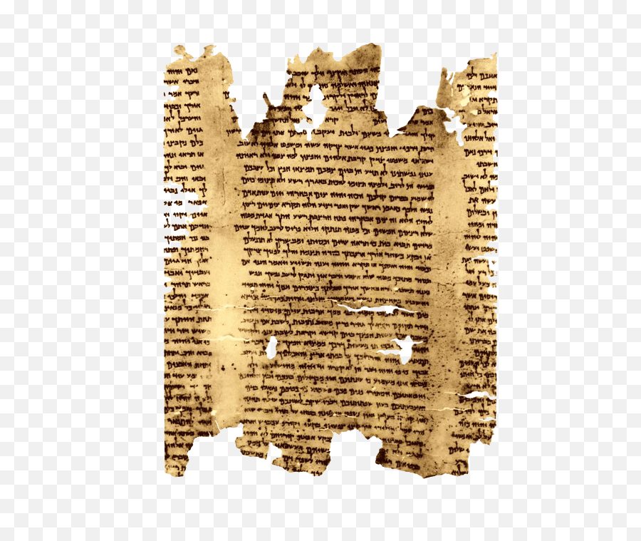Artifacts Dead Sea Scrolls - Dead Sea Scroll Png,Scroll Transparent Background