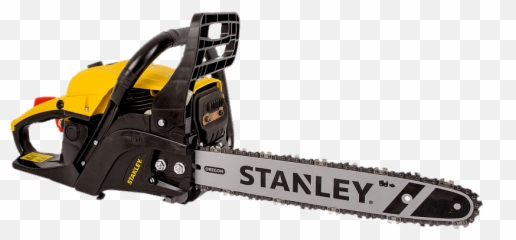 Stanley Petrol Chainsaw Transparent Png - Stickpng Poulan Chainsaw,Chainsaw Png