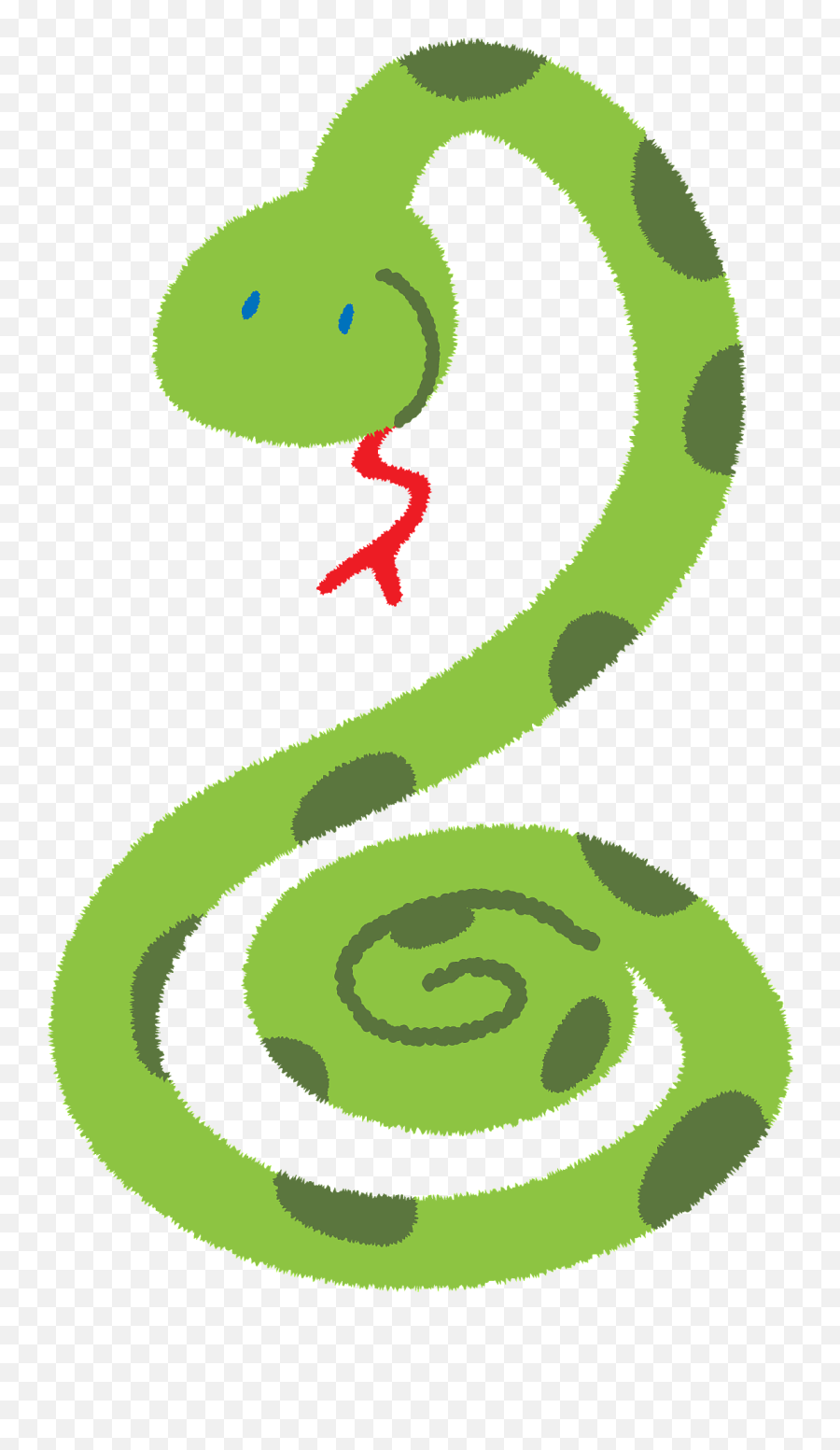 Funny Green Snake Clipart Png