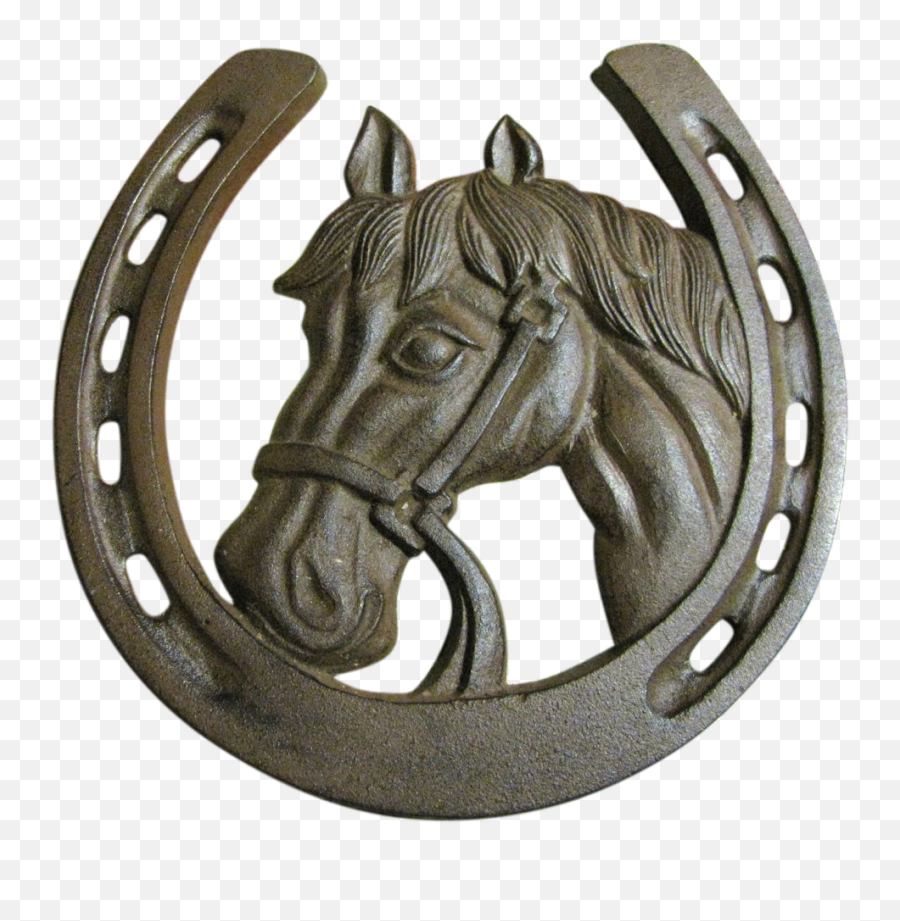 Horse Head Clip Free Library - Horse Heads In Horse Shoes Png,Horseshoe Transparent
