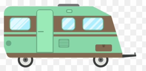 Travel Trailer Vector - Trailer Transparent Png,Trailer Png