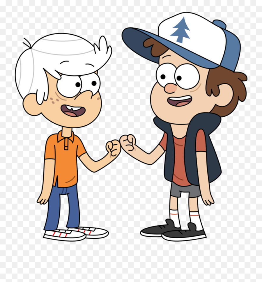 Lincoln Loud And Dipper Pines By C Bart - Db6ihge Loud House Loud House Gravity Falls Png,Dipper Pines Png