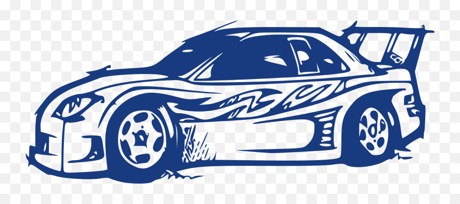 Download Hd Sports Clipart Drawing - Sport Car Drawing Sportscar Svg Png,Car Drawing Png