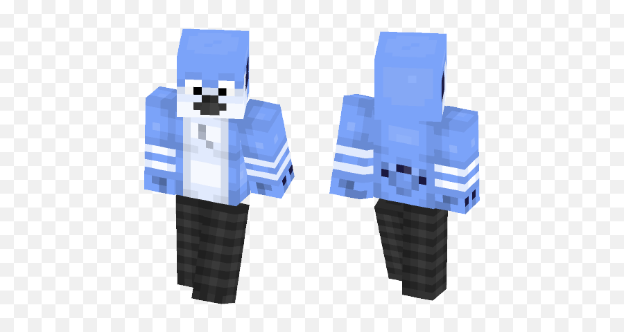 Download Mordecai - Regular Show Minecraft Skin For Free Skin Girl Minecraft Tomboy Png,Mordecai Png