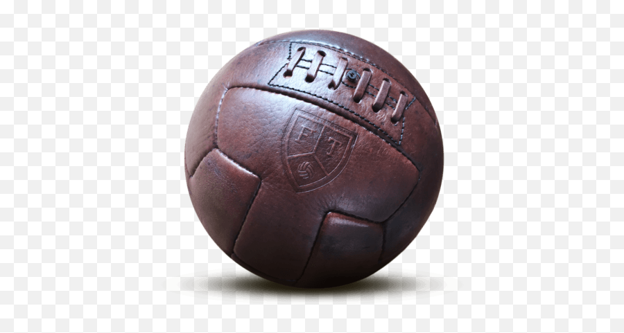 Leather Vintage Football Ball Transparent Png - Stickpng Old Soccer Ball Png,Football Ball Png