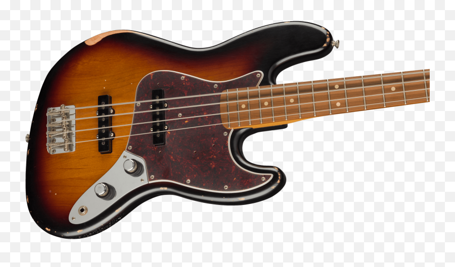 Fender 60th Anniversary Roadworn 60s Jazz Bass Pau Ferro 3 - Color Sunburst Fender Road Worn 60s Jazz Bass Pf 3ts Png,Aerodyne Icon