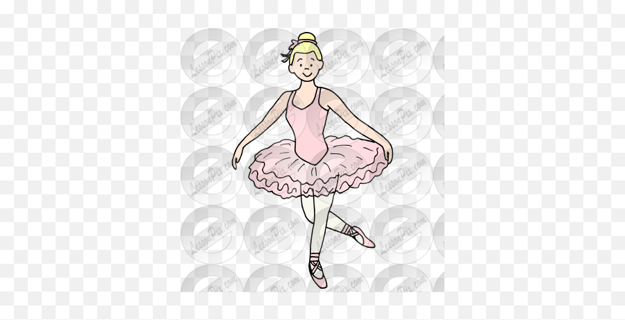 Ballerina Picture For Classroom Therapy Use - Great Girly Png,Ballerina Icon