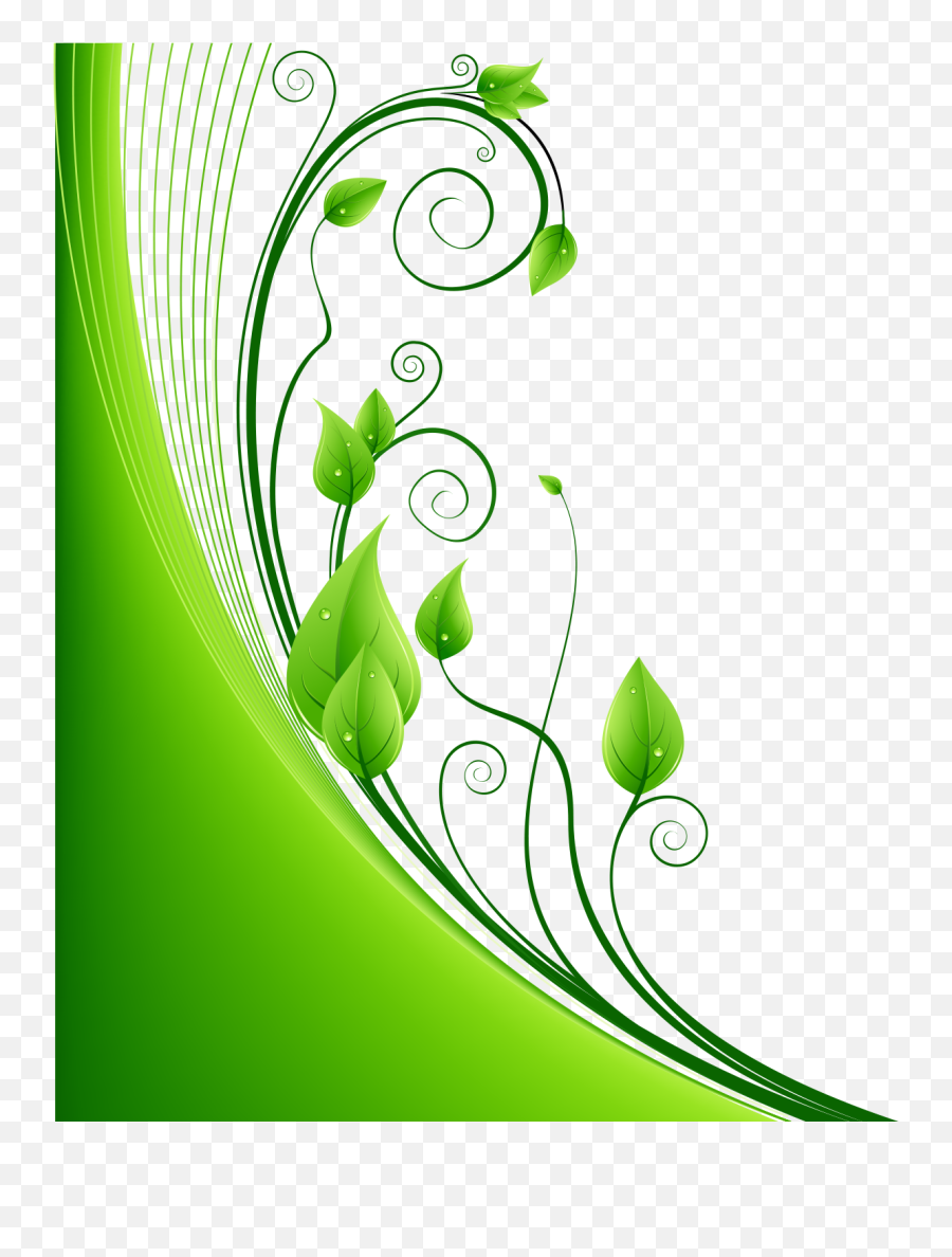 Vector Floral - Vector Design Png Green,Greenery Png