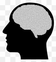 The Female Brain Human Head - Man With Silhouette png