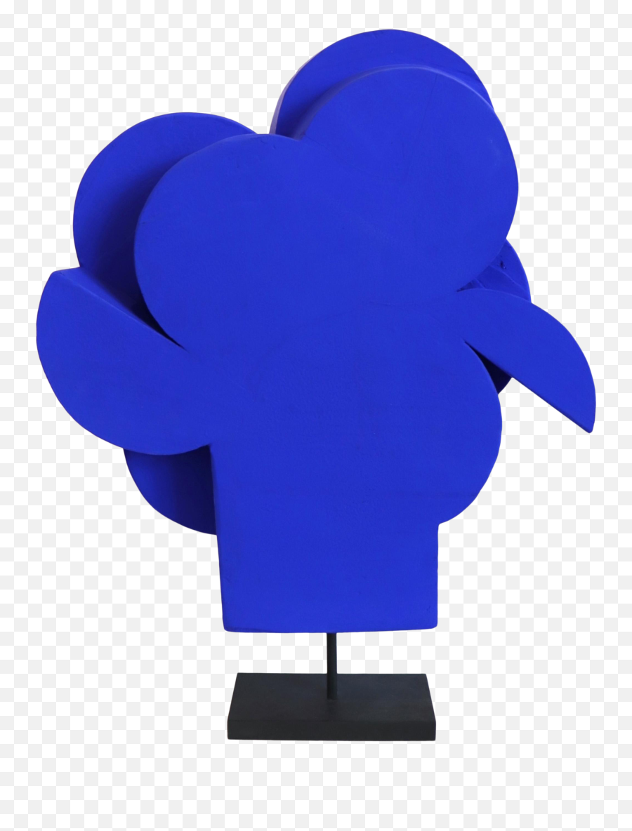 Abstract Ultramarine Blue Geometric Cubism Sculpture By Billy Criswell Hercules - Silhouette Png,Hurciles Icon