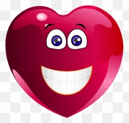 Red Love Heart Clipart - Art Happy Full Size Png