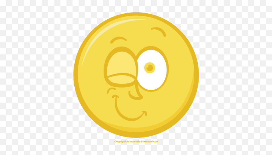 Smiley Face With A Wink - Clipart Best Happy Png,Winking Icon