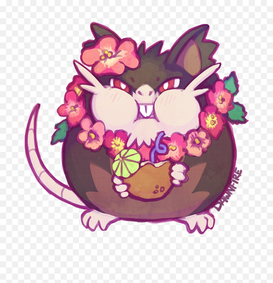 Download View Samegoogleiqdbsaucenao Hawaiian Jesus - Cute Cute Pokemon Alolan Raticate Png,Cute Pokemon Png