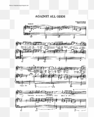 Pdf Phil Collins Against All Odds Alex Gonçalves - Indonesia Jaya Piano Sheet png