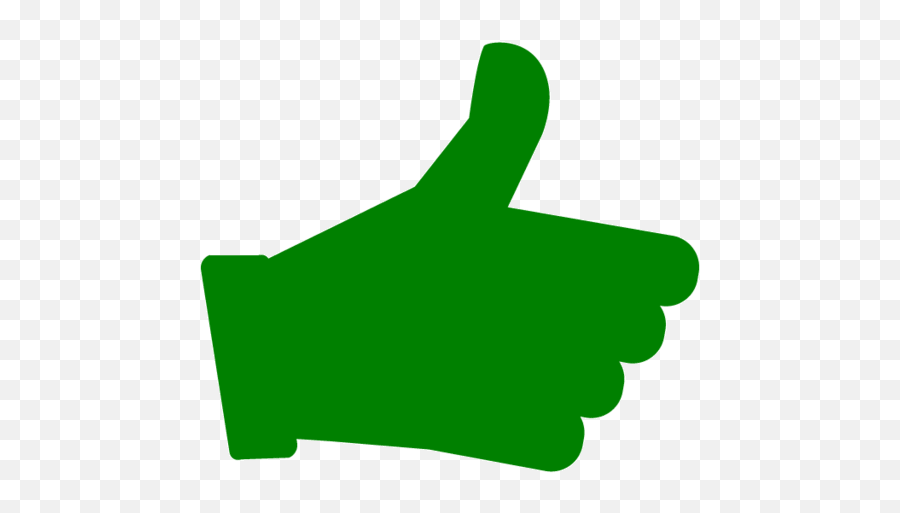 Green Thumbs Up Icon Png - Green Thumbs Up Transparent,Thumbs Up Icon Png