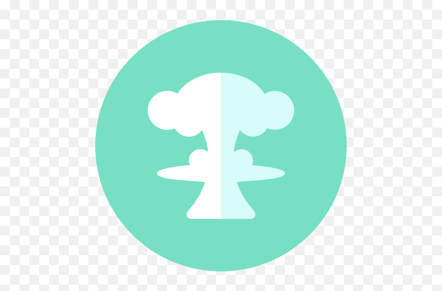 Nuclear Mushroom Free Icon Of Kameleon Green Round - Circle Png,Nuclear Symbol Png