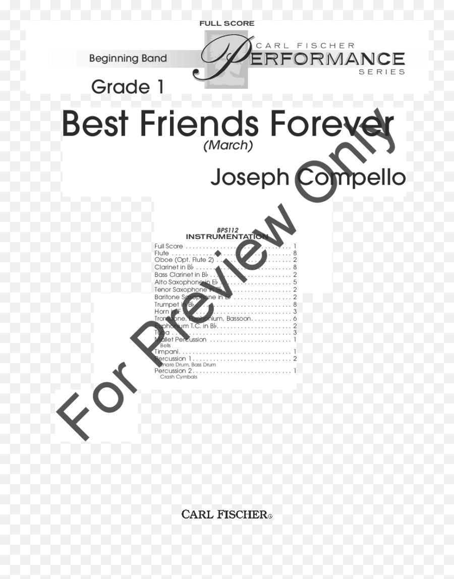 Best Friends Forever By Joseph Compello Jw Pepper Sheet Music - Language Png,Besties Icon