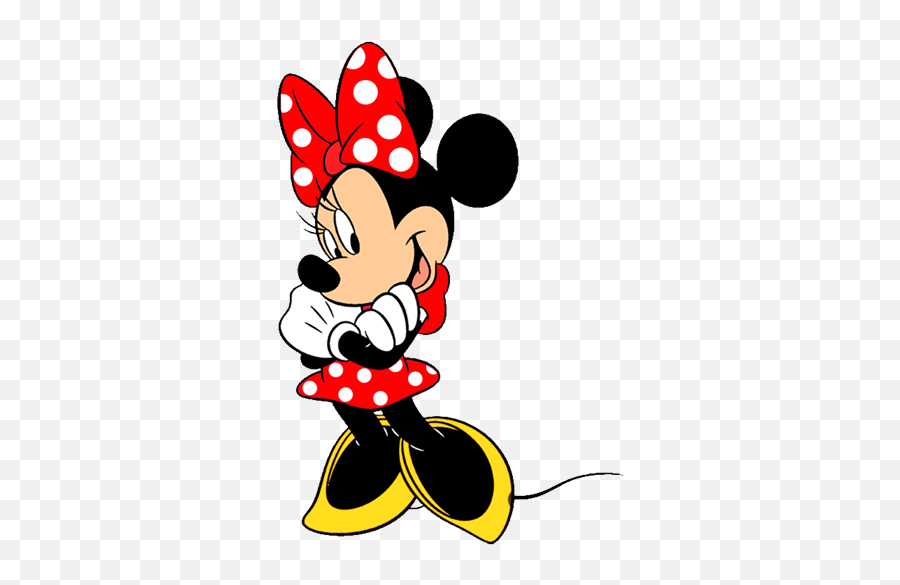 Red Minnie Mouse Clipart Png - Minnie Mouse Clipart,Minnie Ears Png