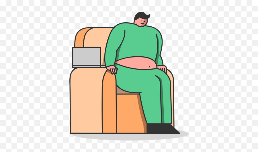 Obesity Icon - Download In Flat Style Overweight Png,Sad Buddy Icon