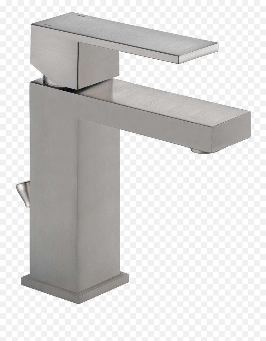 Delta Modern Spotshield Stainless 1 - Handle 4in Centerset Watersense Bathroom Sink Faucet With Drain Png,Bathroom Sink Icon
