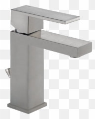 Delta Modern Spotshield Stainless 1 - Handle 4in centerset WaterSense Bathroom Sink Faucet with Drain png