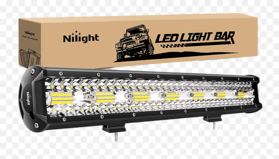 Nilight 18024c - A 20inch Triple Row Flood Spot Combo Light Bar Driving Boat Led Off Road Lights For Trucks2 Years Warranty Png,Raxiom Icon Led Tail Light
