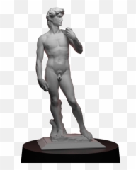 David By Michelangelo - David Sculpture Png,Sculpture Png