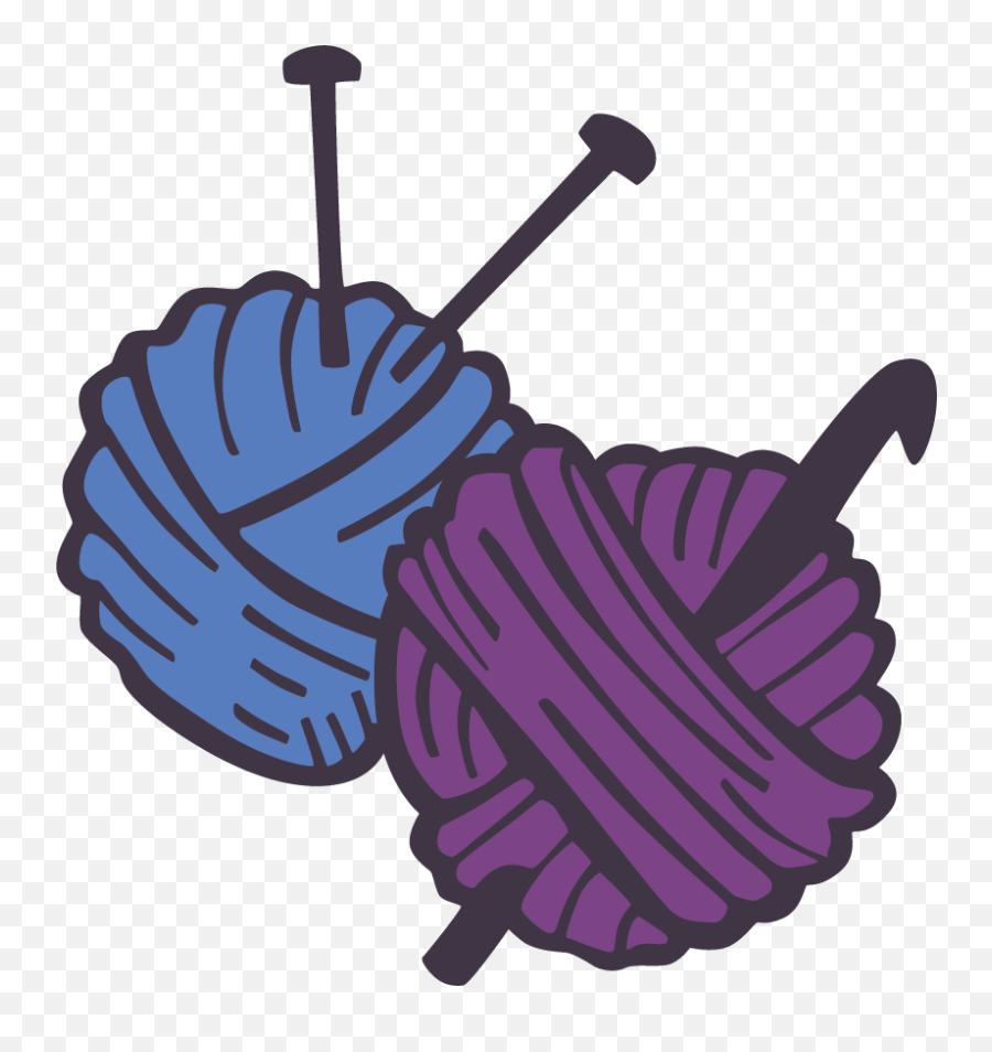 Download Crochet And Knitting Classes Available - Knit And Crochet Clipart Png,Yarn Ball Png