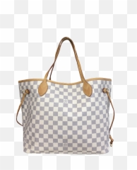 Louis Vuitton Neverfull Mm Damier Azur - Louis Vuitton Neverfull Bag Mm Damier Azur Png,Louis Vuitton Png