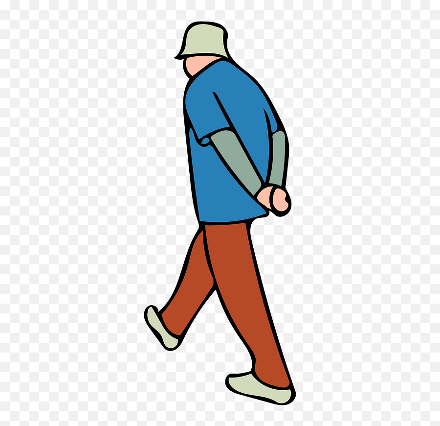 Old Man Walking Clipart Free Download Transparent Png - Clip Art,Man ...