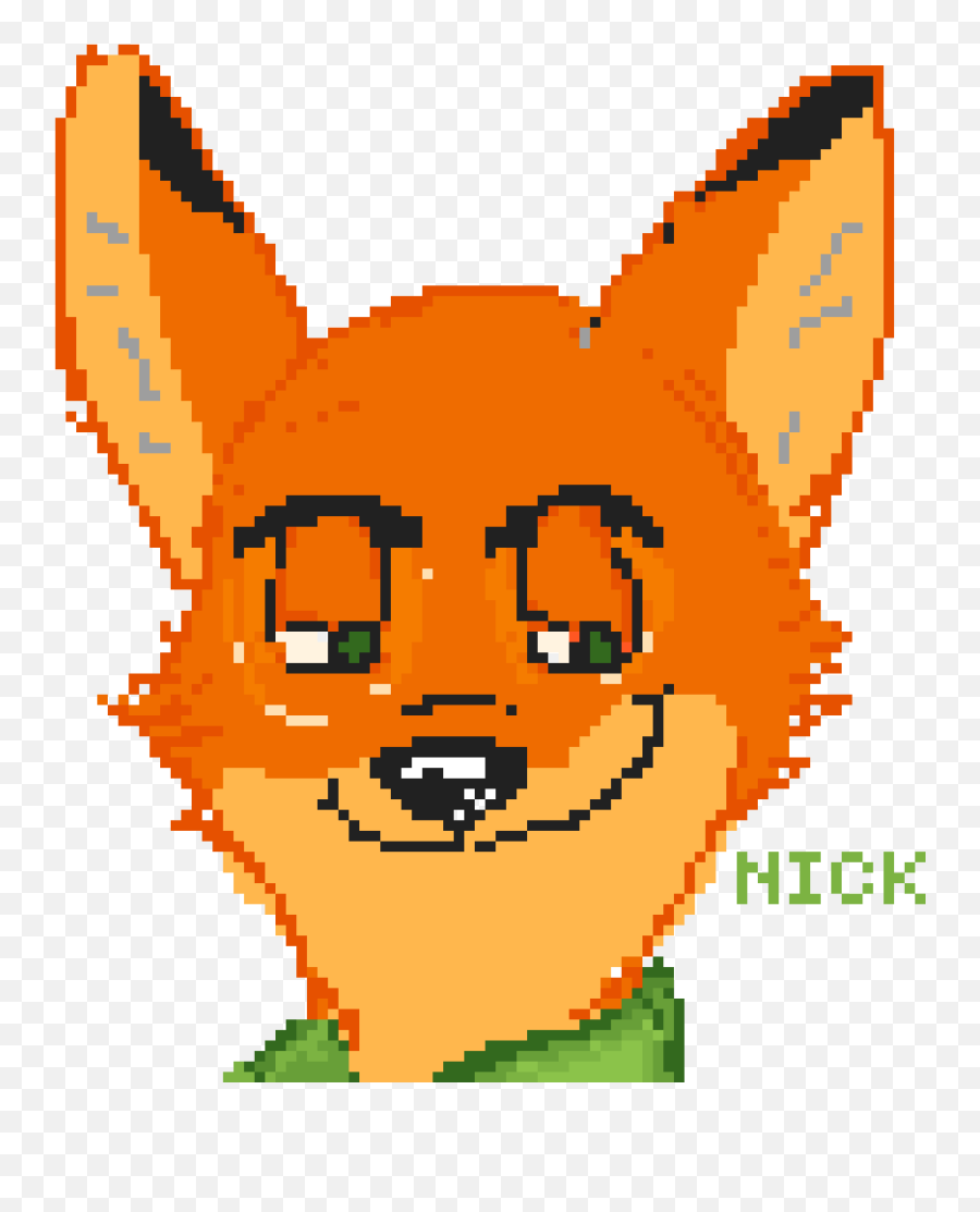 Pixilart - Nick From Zootopia By Moonlanesan Cartoon Png,Zootopia Png