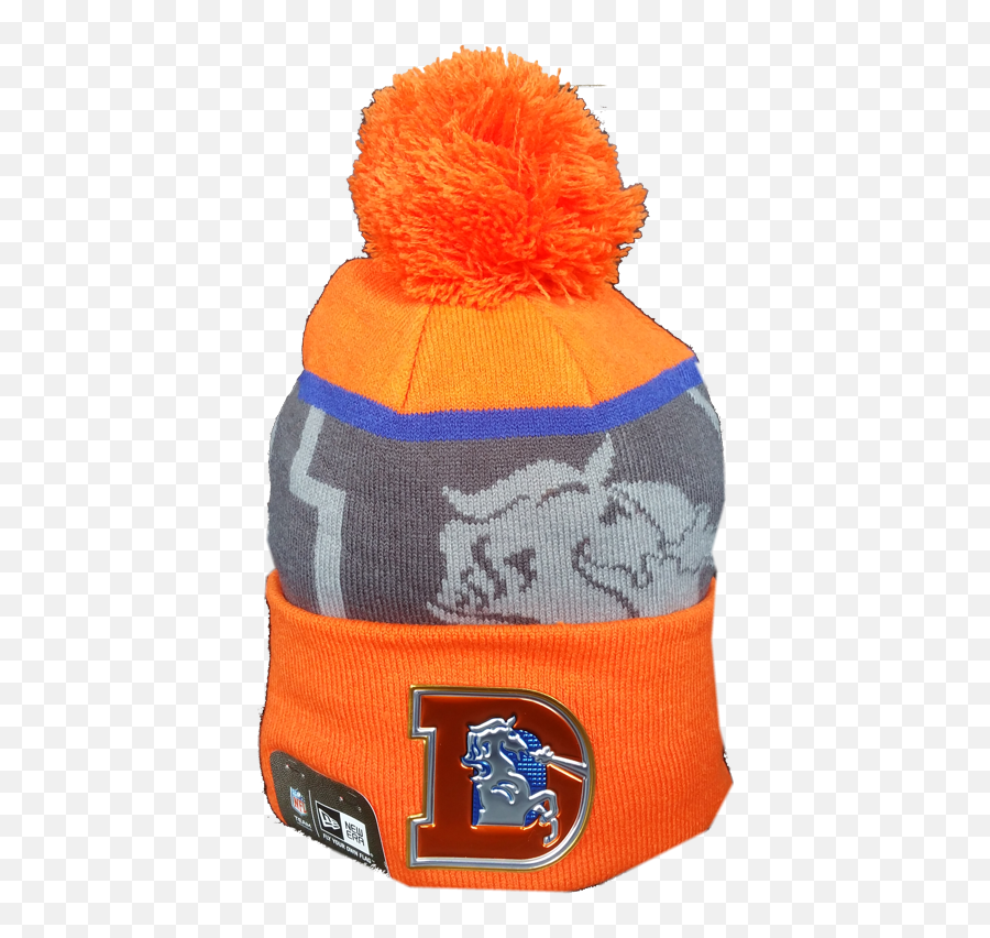 Denver Broncos Retro 50th Super Bowl Limited Edition Pom Toque - Knit Cap Png,Image Of Denver Broncos Logo