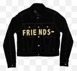 Friends Denim Jacket - Lil Tecca Vlone Jacket Png,Vlone Png