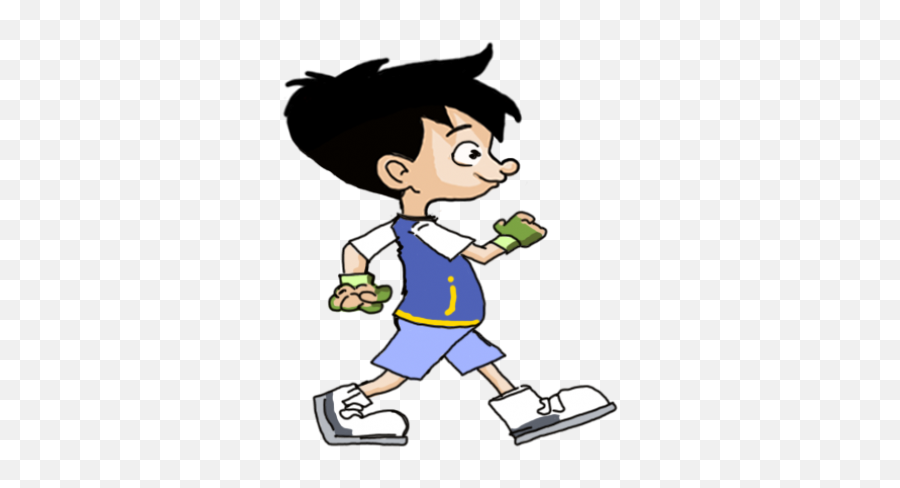 Run Boy Character Animations Photoshop - Animasi Anak Sekolah Berjalan Png,Run Png