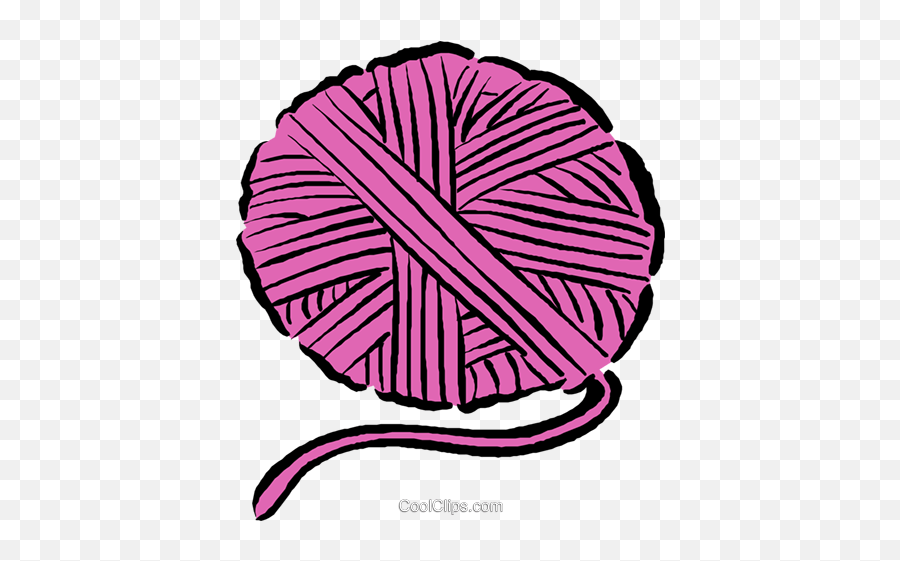 Ball Of Yarn Royalty Free Vector Clip - Yarn Clip Art Png,Ball Of Yarn Png