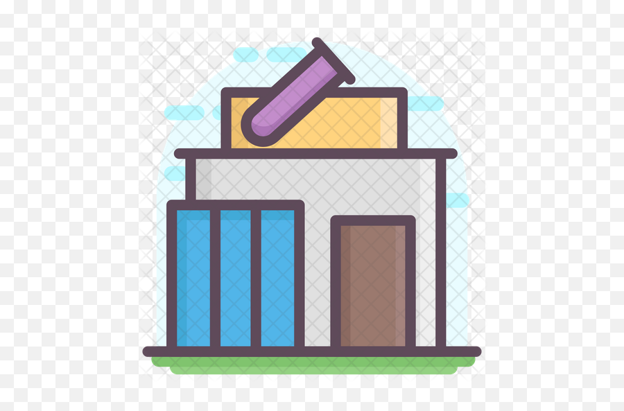 Laboratory Building Icon Of Colored - Building Icon Png,Building Clipart Png