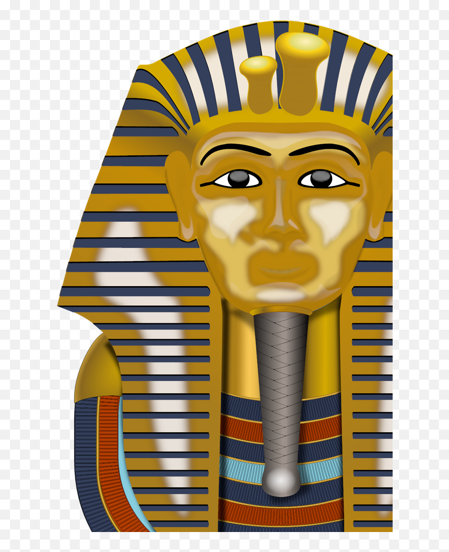 Golden Mask King Tut Svg Vector Clip - Cartoon King Tomb Png,King Tut Png