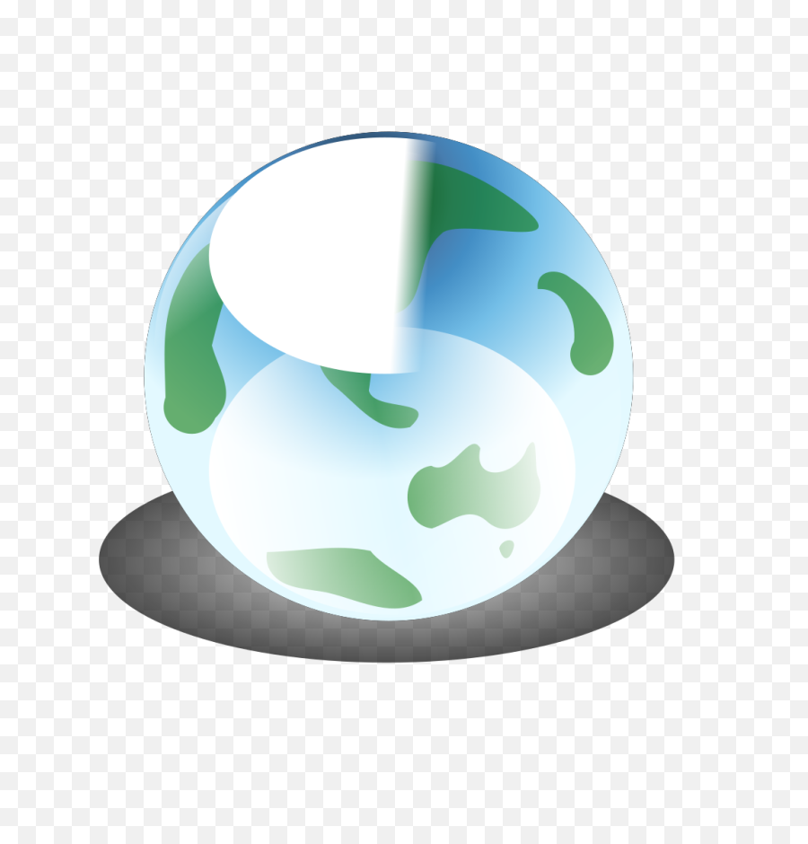 Recylcle Blue Crystal Earth Globe Png Svg Clip Art For Web - Sphere,World Globe Png